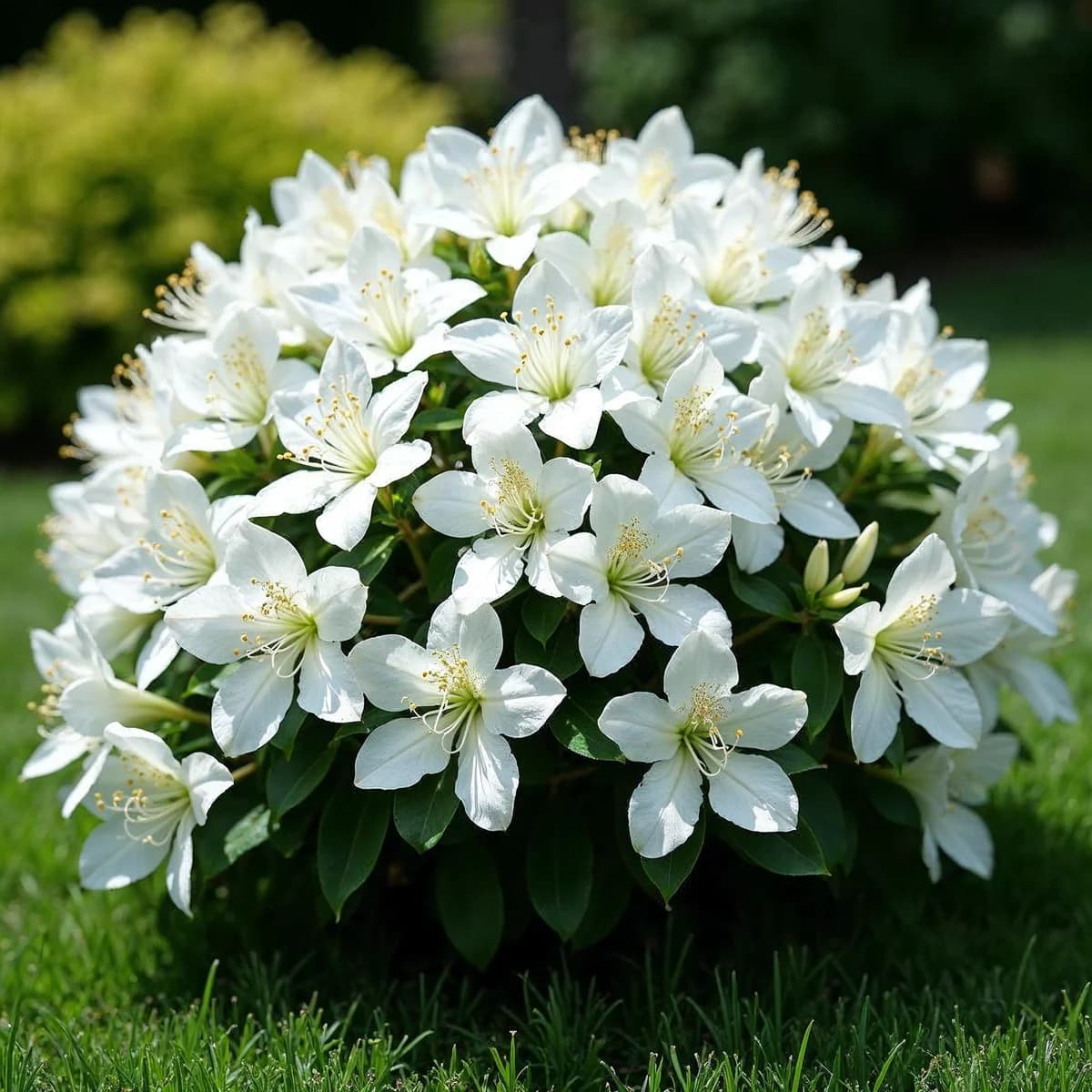 Azalea Mundo Double White