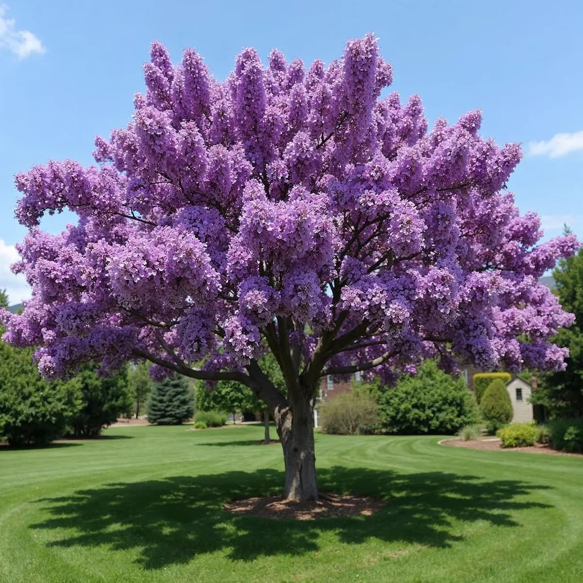 Lavender Sky Crape Myrtle lavender flowers